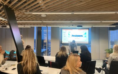 Kommunikatsioonijuhtide külaskäik Postimehe toimetusse