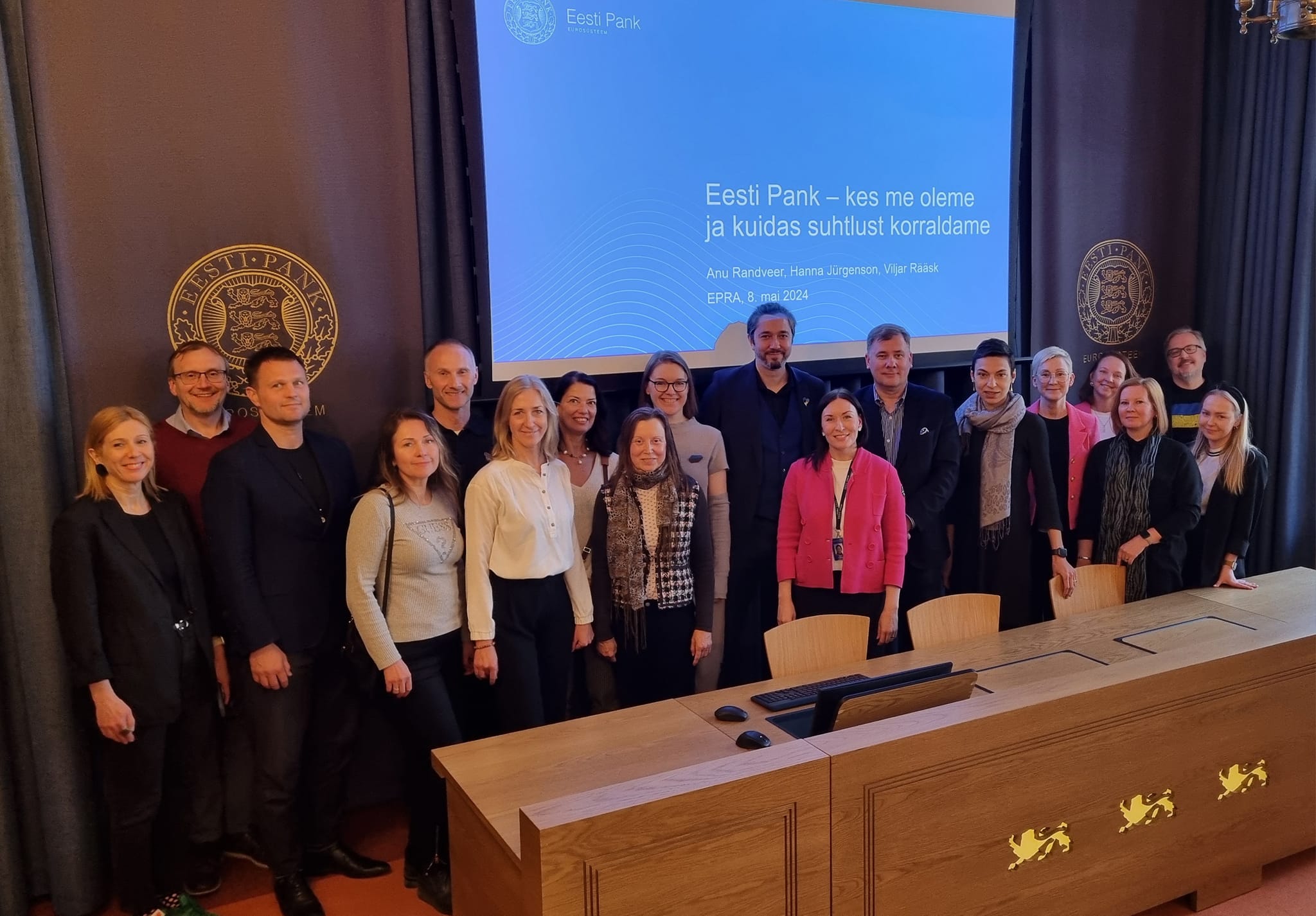 EPRA käis külas Eesti Pangal