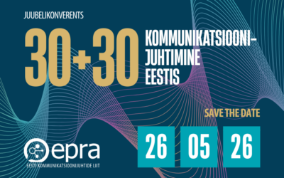 Save the date: 26. mail toimub EPRA juubelikonverents