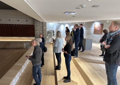 Kohtumine värskelt renoveeritud Rahvusraamatukogus